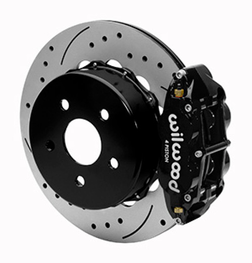 Wilwood 2020+ Jeep Gladiator Narrow Superlite 4R Rear Drill & Slot. Brake Kit 14.00in Black w/ Lines - 140-16179-D User 1
