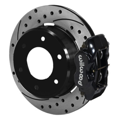 Wilwood 63-87 C10/C15 Dynalite BLK Calipers 12.19in x .81in D/S Rotors 6-Lug Rear Disc Brake Kit - 140-16712-D User 1