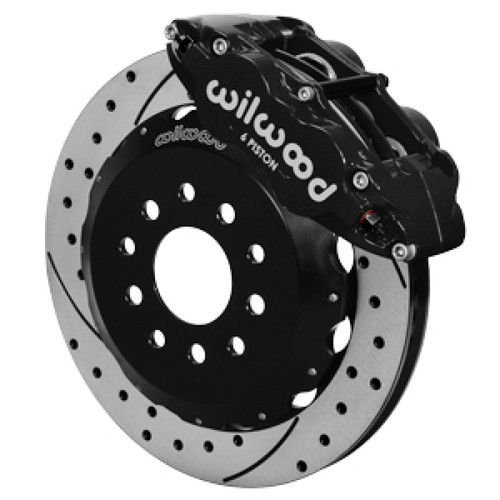 Wilwood 63-87 C10/C15 Superlite 6p FNSL6R Brake Kit Drill/Slot DSE Spindle 13.06 Rotor - Black - 140-16781-D User 1