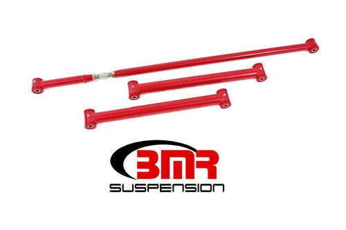 BMR 05-14 Ford Mustang Front Hollow 38mm Sway Bar Kit w/ Bushings - Red - SB754R