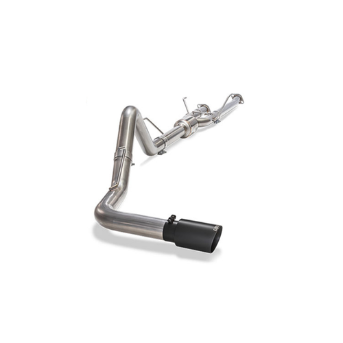 2014-2021 Toyota Tundra Carven Exhaust Cat-Back Kit with 4.0” Single Exhaust Tip - DOUBLE CAB/STANDARD BED 6.5’ & CREWMAX/SHORT BED  5.5’ / 5.7L / Cerakote Black