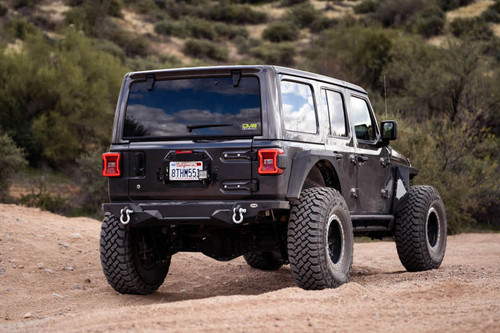 DV8 Offroad 18-22 Jeep Wrangler JL Spare Tire Delete Kit w/Light Mounts - TSJL-03 Photo - Primary