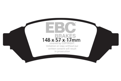 EBC 04 Pontiac Grand Prix 3.8 Ultimax2 Front Brake Pads - UD1000