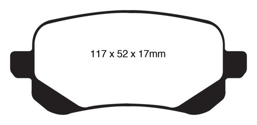 EBC 08-11 Chrysler Town & Country 3.3 Ultimax2 Rear Brake Pads - UD1326 EBC 08-11 Chrysler Town & Country 3.3 Ultimax2 Rear Brake Pads - UD1326