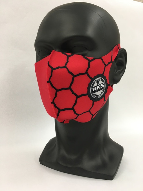 HKS Graphic Mask SPF Red - Extra Large - 51007-AK321