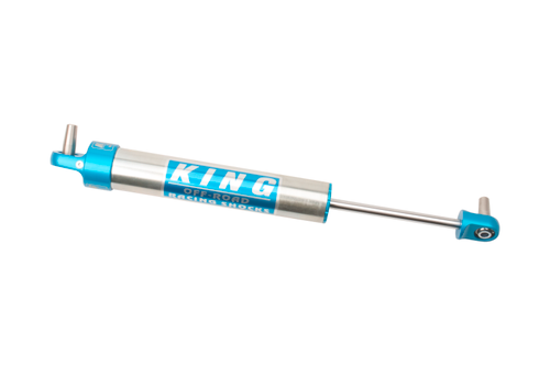 King Shocks 10in 2.5 PR Smoothie Shock Hose Remote Reservoir w/IBP & Compression Adjuster - PR2510-SS-AI