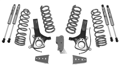 MaxTrac 14-18 RAM 1500 2WD Eco Diesel 6.5in/4.5in MaxPro Elite Lift Kit w/FOX Shocks - K882464F Photo - Primary