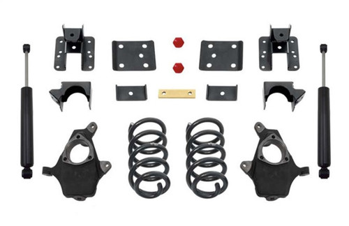 MaxTrac 14-16 GM C/K1500 2WD/4WD Extended/Crew Cab w/Cast Steel Susp. 3in/5in Lowering Kit - KS331535-8 Photo - Primary
