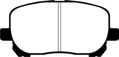 EBC 02-08 Pontiac Vibe 1.8 Yellowstuff Front Brake Pads - DP41637R