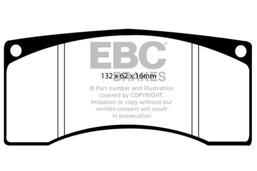 EBC Ford Saleen Mustang Alcon front calipers Bluestuff Front Brake Pads - DP5016NDX