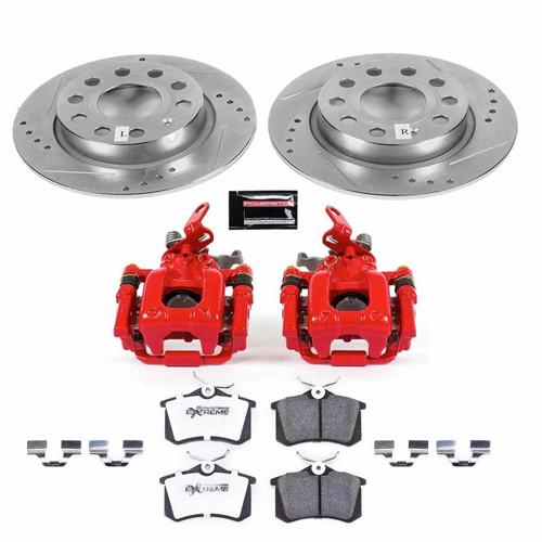 Power Stop 2019 Volkswagen Beetle Rear Z26 Street Warrior Brake Kit w/Calipers - KC5671A-26