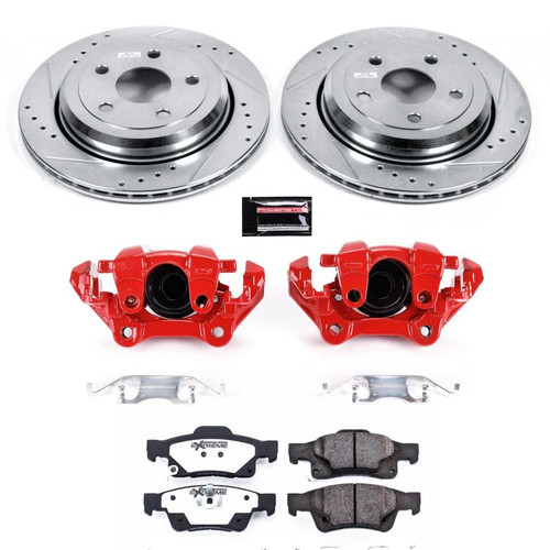 Power Stop 11-17 Dodge Durango Rear Z36 Truck & Tow Brake Kit w/Calipers - KC5953-36