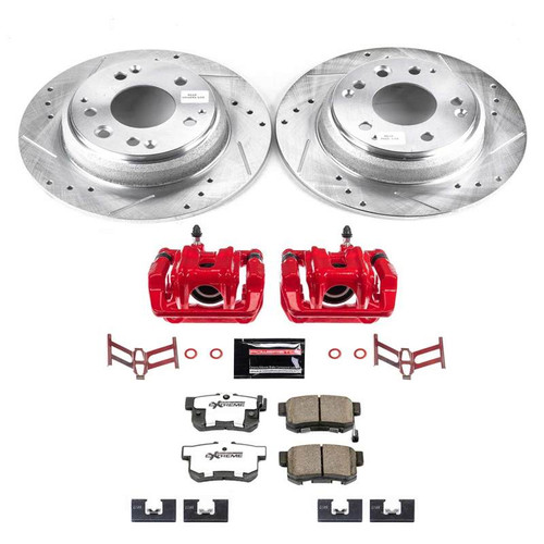 Power Stop 96-98 Acura RL Rear Z26 Street Warrior Brake Kit w/Calipers - KC709-26 User 1