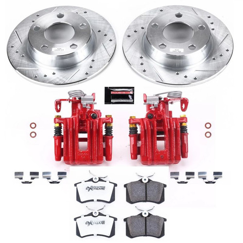 Power Stop 01-05 Audi Allroad Quattro Rear Z26 Street Warrior Brake Kit w/Calipers - KC940-26