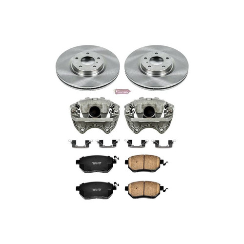 Power Stop 07-08 Nissan Maxima Front Autospecialty Kit w/Cals - KCOE116
