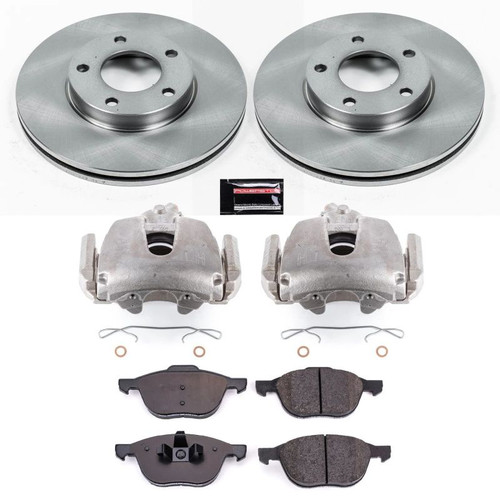 Power Stop 08-13 Mazda 3 Front Autospecialty Brake Kit w/Calipers - KCOE120A