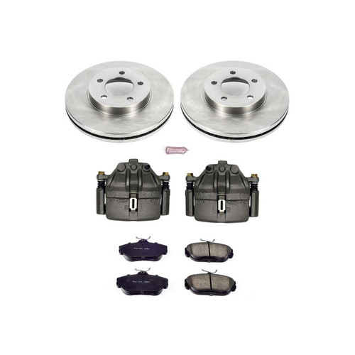 Power Stop 94-00 Ford Taurus Front Autospecialty Brake Kit w/Calipers - KCOE1327