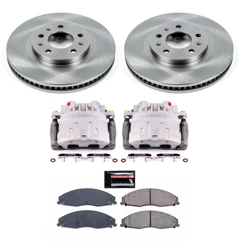 Power Stop 03-07 Cadillac CTS Front Autospecialty Brake Kit w/Calipers - KCOE1419 Power Stop 03-07 Cadillac CTS Front Autospecialty Brake Kit w/Calipers - KCOE1419