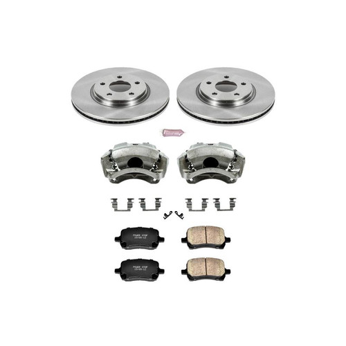 Power Stop 09-12 Chevrolet Malibu Front Autospecialty Brake Kit w/Calipers - KCOE1614A