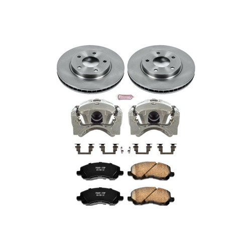 Power Stop 07-12 Dodge Caliber Front Autospecialty Brake Kit w/Calipers - KCOE2992