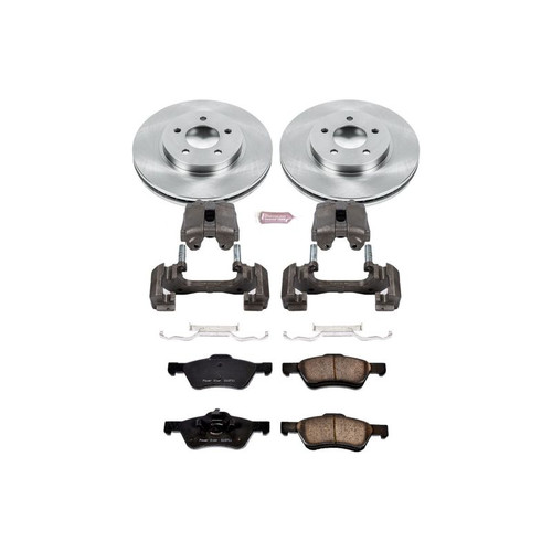 Power Stop 07-10 Ford Escape Front Autospecialty Brake Kit w/Calipers - KCOE4580A