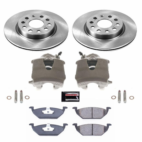 Power Stop 11-15 Volkswagen Jetta Front Autospecialty Brake Kit w/Calipers - KCOE6041
