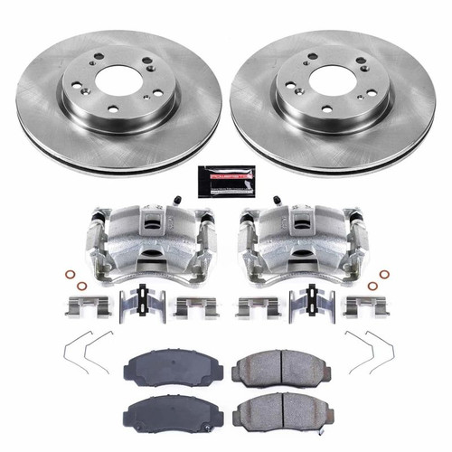Power Stop 12-15 Honda Civic Front Autospecialty Brake Kit w/Calipers - KCOE6766