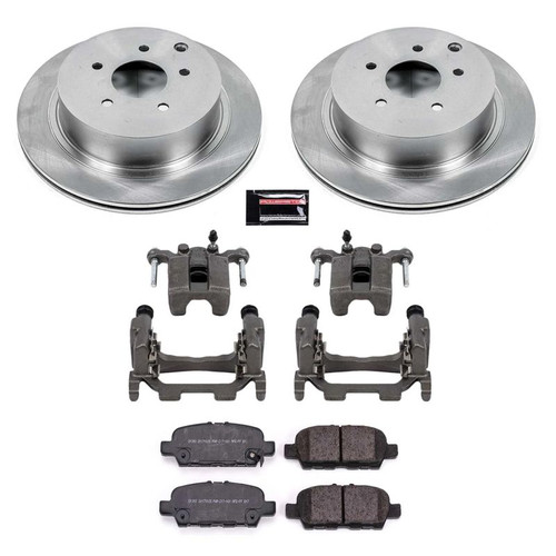 Power Stop 18-19 Infiniti Q50 Rear Autospecialty Brake Kit w/Calipers - KCOE8021