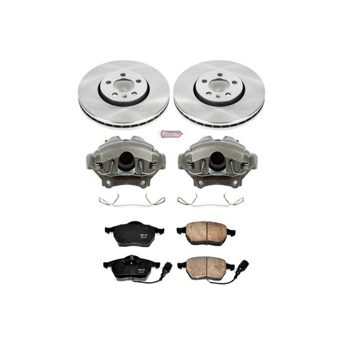 Power Stop 99-10 Volkswagen Beetle Front Autospecialty Brake Kit w/Calipers - KCOE898