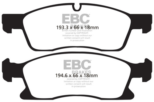 EBC Brakes Bluestuff Street and Track Day Brake Pads - DP51871NDX
