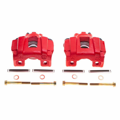 Power Stop 98-03 Mercedes-Benz ML320 Rear Red Calipers - Pair - S2112
