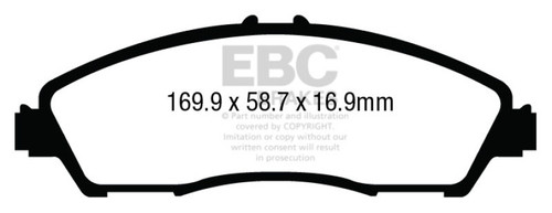 EBC 14+ Acura MDX 3.5 Greenstuff Front Brake Pads - DP63024