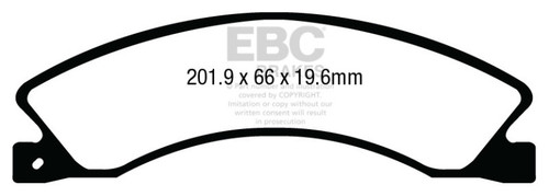 EBC 12+ Nissan NV 1500 Extra Duty Rear Brake Pads - ED93021