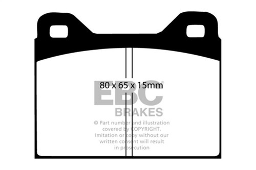 EBC 18-21 Mitsubishi Outlander Ultimax Rear Brake Pads - UD2135 EBC 18-21 Mitsubishi Outlander Ultimax Rear Brake Pads - UD2135