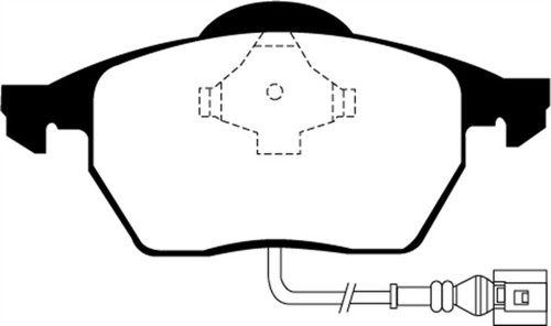 EBC 99-06 Audi TT 1.8 Turbo Ultimax2 Front Brake Pads - UD687