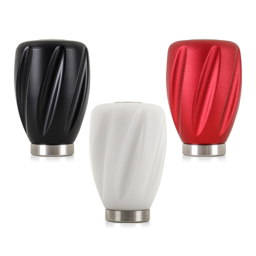 Mishimoto Steel Core Twist Shift Knob White Delrin - MMSK-TWST-WH Photo - Primary