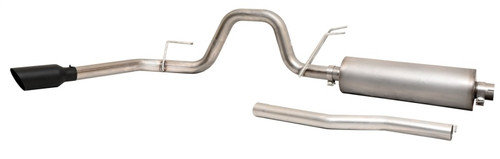 Gibson 20-21 Ford F250/F350 7.3L 3in Cat-Back Single Exhaust System Stainless - Black Elite - 619908B Photo - Primary