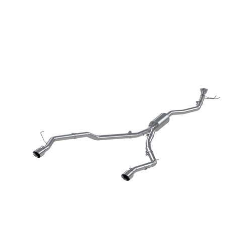 MBRP 21-22 Honda Ridgeline Aluminized Steel 2.5in Cat-Back - Dual Split Rear Exit - S5901AL Photo - Primary