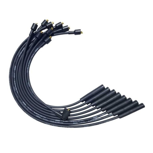 Moroso SB Chrysler Mopar 273/318/340/360 Unsleeved Non-HEI Ultra Spark Plug Wire Set - Black - 51056 User 1