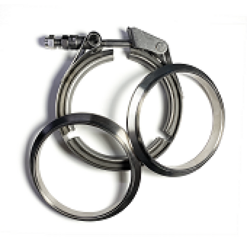 Stainless Bros 3.0in SS304 V-Band Quick Release Clamp Assembly (2 Flanges/1 Clamp) - 603-07610-2002 User 1