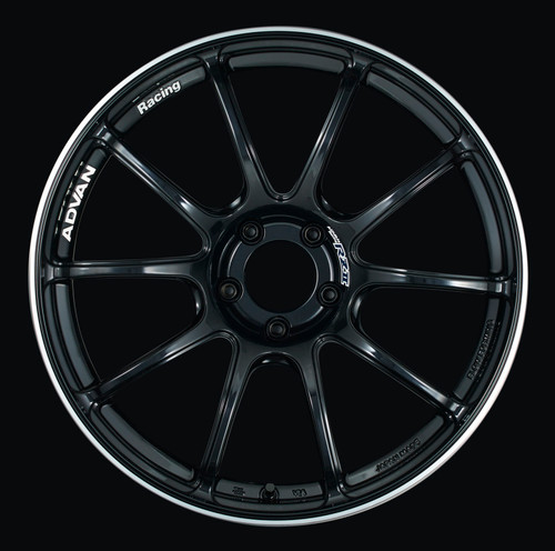 Advan RZII 17x9.0 +35 5-114.3 Racing Gloss Black Wheel - YAZ7I35EB Photo - Primary