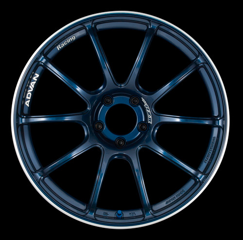 Advan RZII 18x8.0 +45 5-120 Racing Indigo Blue Wheel - YAZ8G45WE Photo - Primary