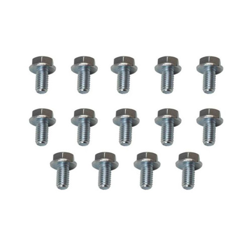 Moroso GM Powerglide Stamped Steel Transmission Pan Bolts - Set of 14 - 38780 User 1