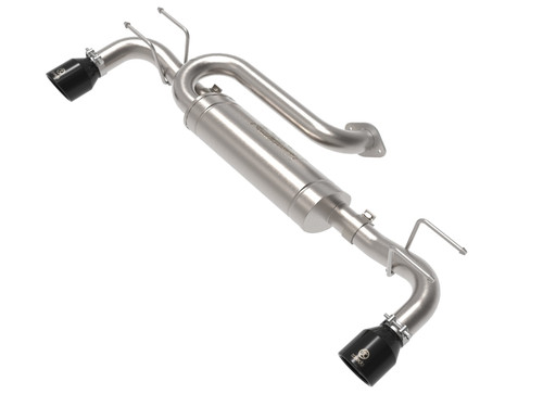 aFe 19-22 Mazda 3 L4 2.5L Takeda 3in to 2-1/2in 304 Stainless Steel Axle-Back Exhaust w/ Black Tip - 49-37023-B Photo - Primary