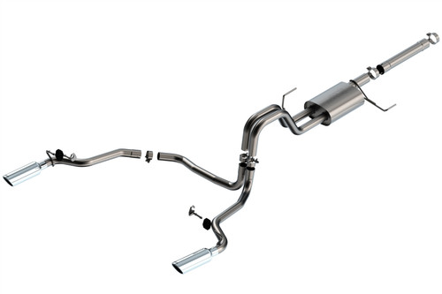 Borla 140893cb: 21-22 Jeep Wrangler Rubicon 392 6.4L V8 at 4WD 4DR ATAK Cat-Back Exhaust - Coated Black