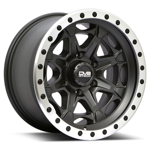 DV8 Offroad Aluminum 886 Beadlock Wheels 20x9 5x127 - 12mm Matte Black - 886B-2907312 Photo - Primary