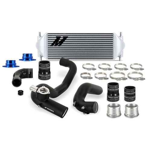 Mishimoto 2021+ Ford Bronco 2.3L Intercooler Kit - Black Pipes/Silver Core - MMINT-BR23-21KBSL Photo - Primary