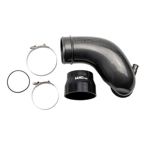 Wehrli 06-10 Chevrolet 6.6L LBZ/LMM Duramax 3.5in Intake Horn - Gloss White - WCF100412-GW User 1