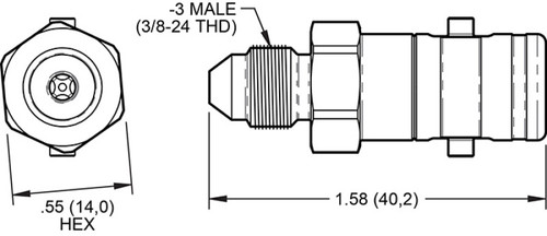 Wilwood Quick Disconnect - Male Side -3 AN - 260-16769 User 1