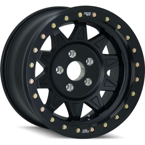 Dirty Life 9302 Roadkill Race 17x9/8x165.1 BP/-14mm Offset/130.8mm Hub Matte Black Wheel - Beadlock - 9302-7981MB14 User 1